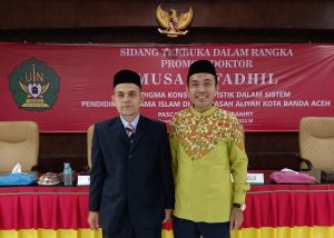 Tgk. Musa Alfadhil, Ketua PERGUNU Aceh Jaya Raih Gelar Doktor